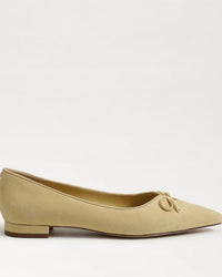 Sam Edelman WOMEN'S ESMIRA POINTED TOE BALLET FLAT in butter yellow - women's flats