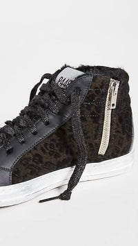 P448 - Women's Skate Leather High Top Sneakers