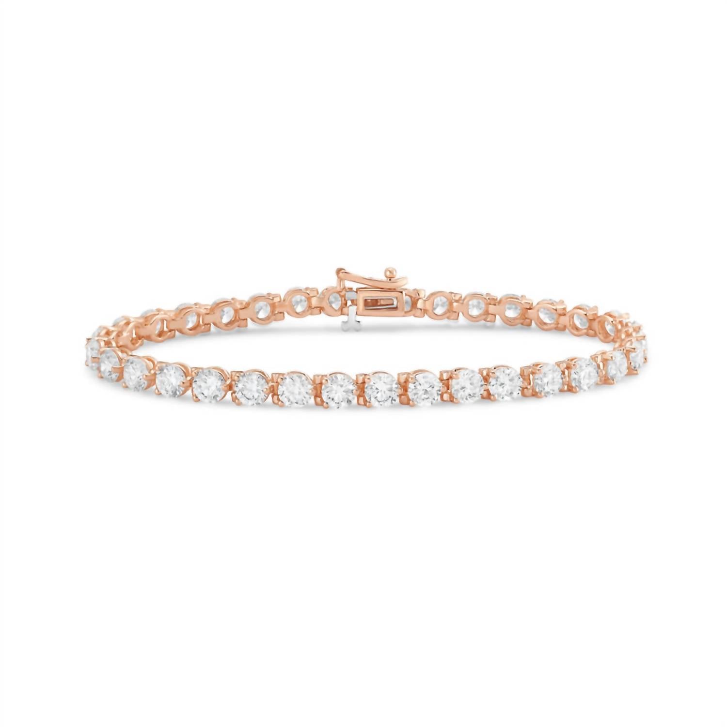 Diana M Jewels - Women's Round Lab-grown Diamond Jewelry Bracelet (13.00 Ct) - Signature