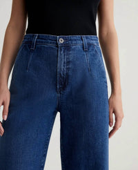 Ag Jeans - Daneel High-rise Wide Leg Crop Jeans