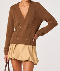 Astr - Merritt Double Breasted Cardigan
