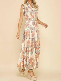 Pinch - Floral Print Tiered Maxi Dress