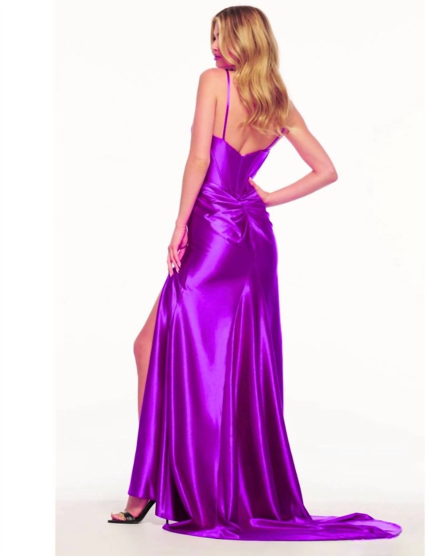 Sherri Hill - Silk Stretch Satin Gown