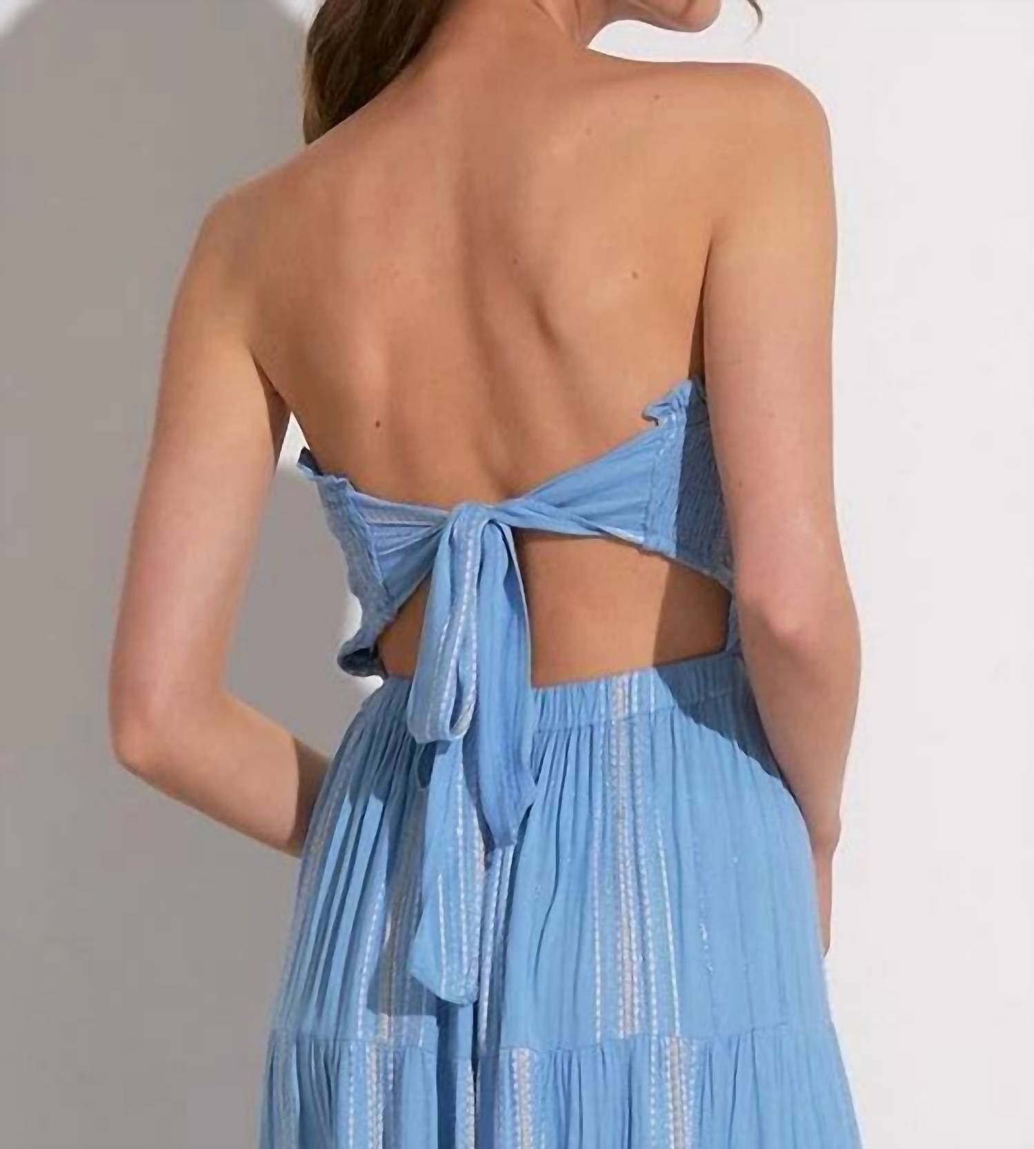 Elan - Aria Strapless Maxi Dress