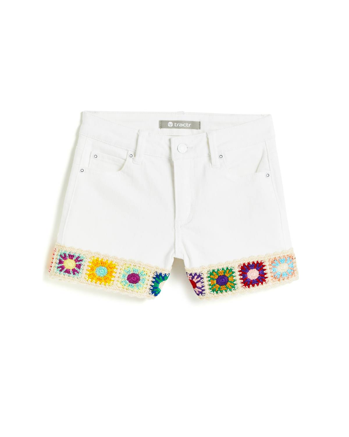 Tractr - Girls' Brittany Short With Crochet Hem