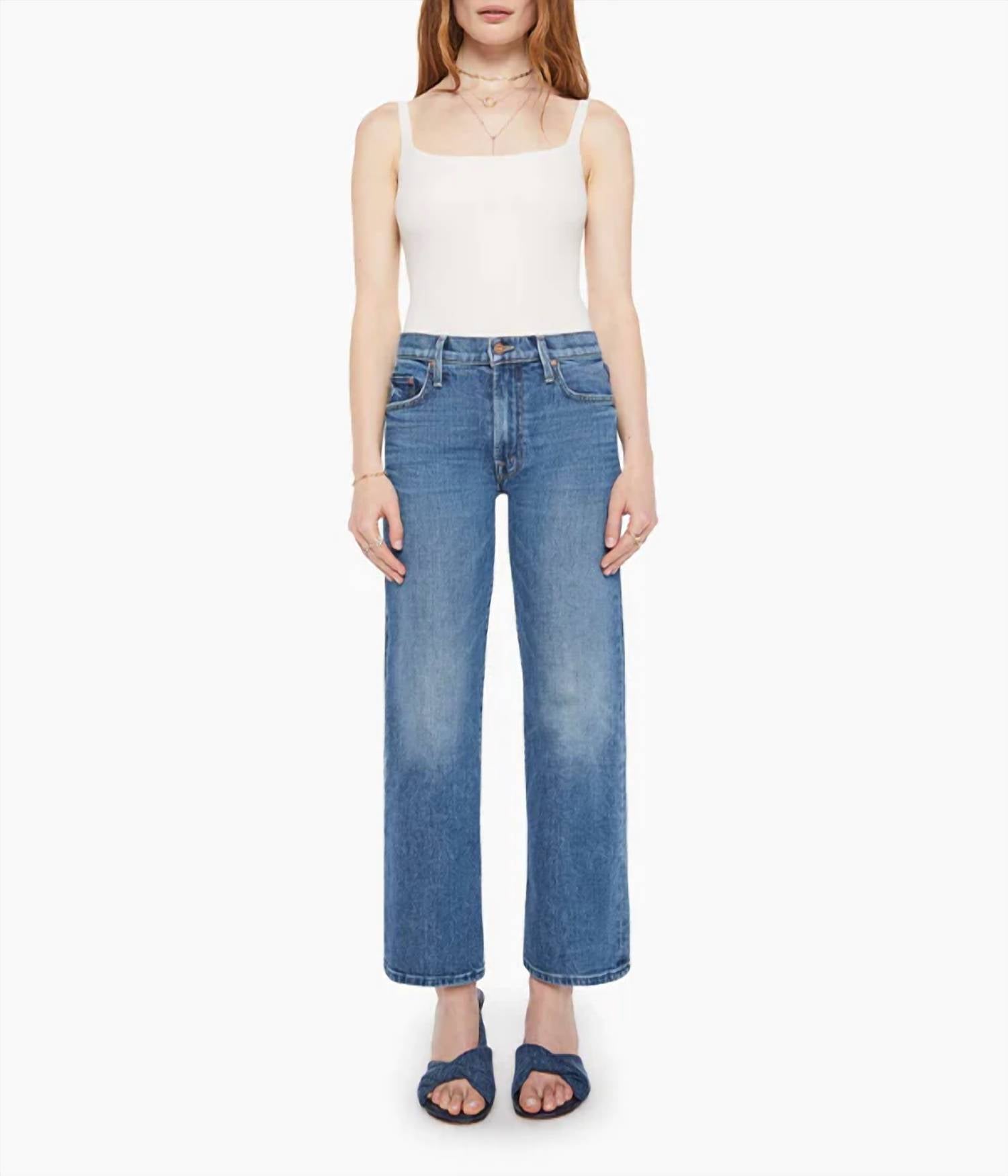 Mother - Mid Rise Rambler Zip Ankle Jean
