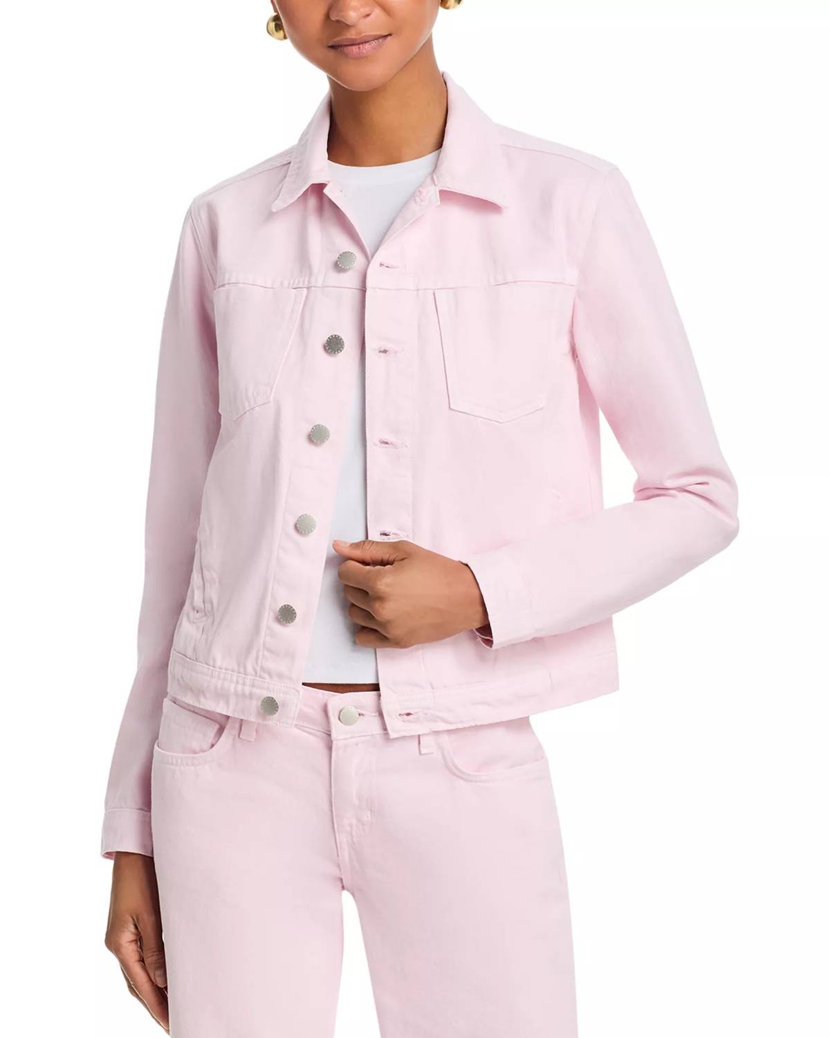 L'Agence Celine Slim Femme Jacket in pink - women's jacket