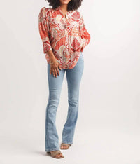 Papillon - Printed Button Front Shirt