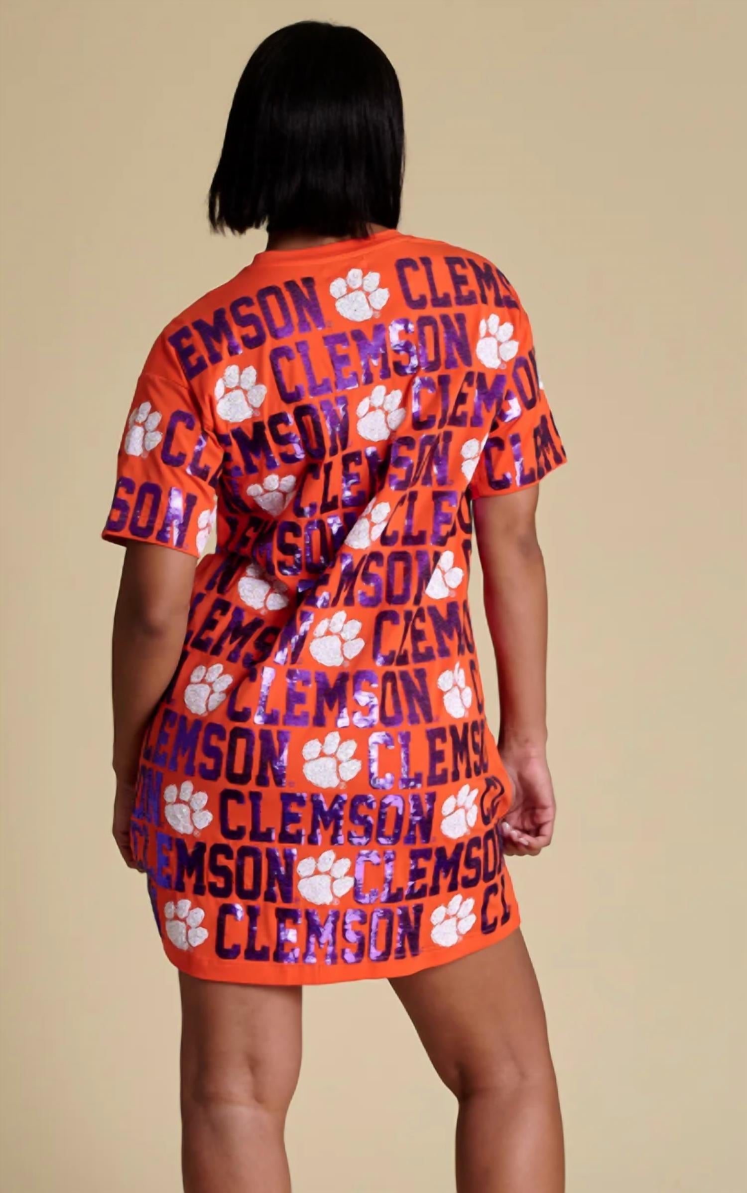Stewart Simmons - Sequin Repeat T-shirt Dress