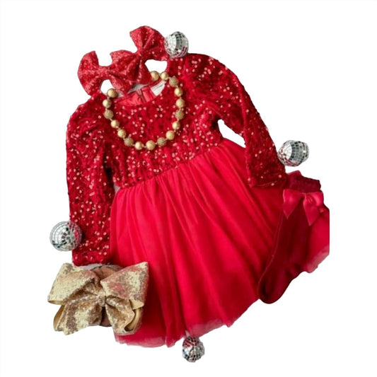 Kidscharm - Girl's Sequin Sparkly Tulle Dress