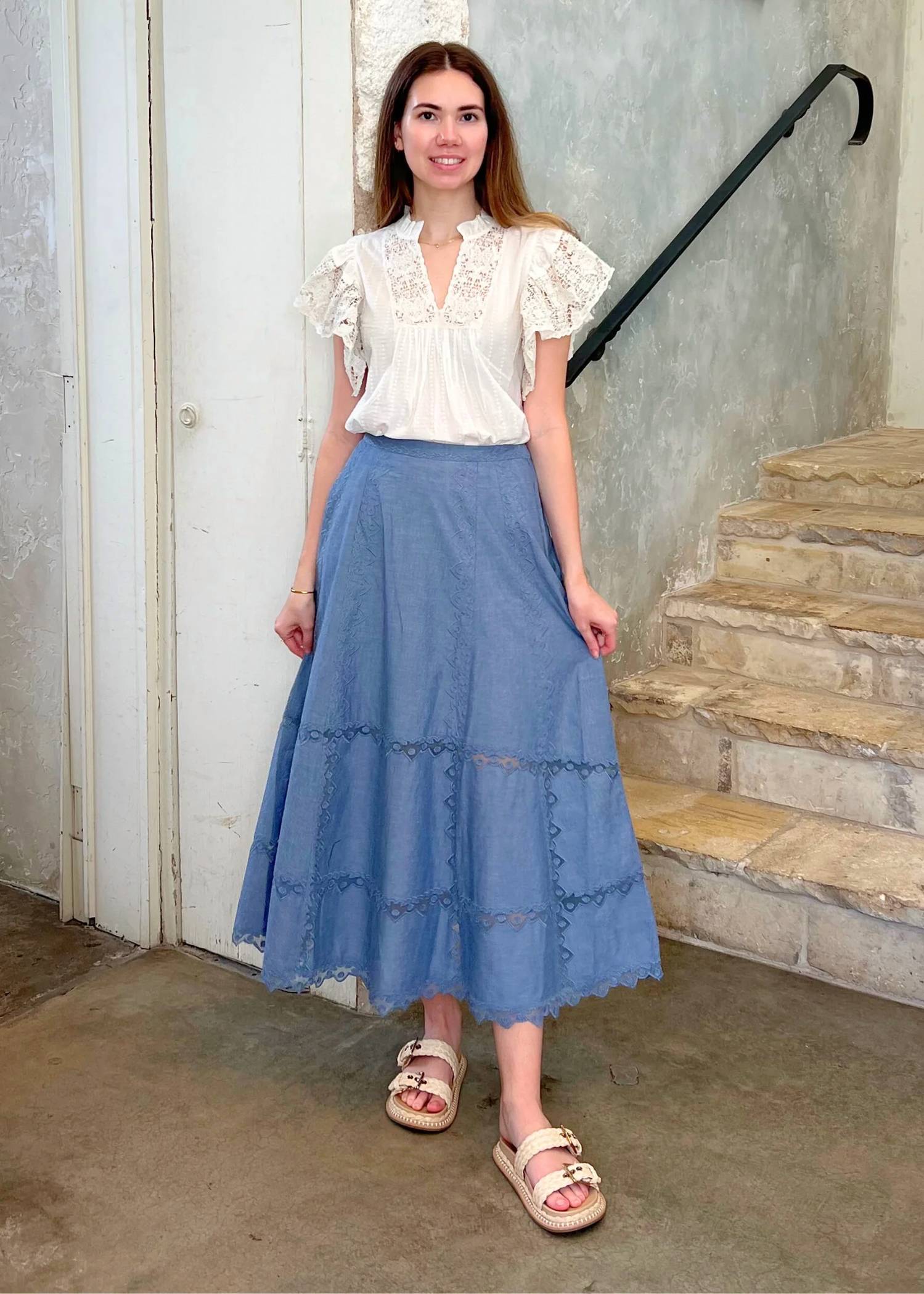 Ulla Johnson - Lucia Flared Midi Skirt
