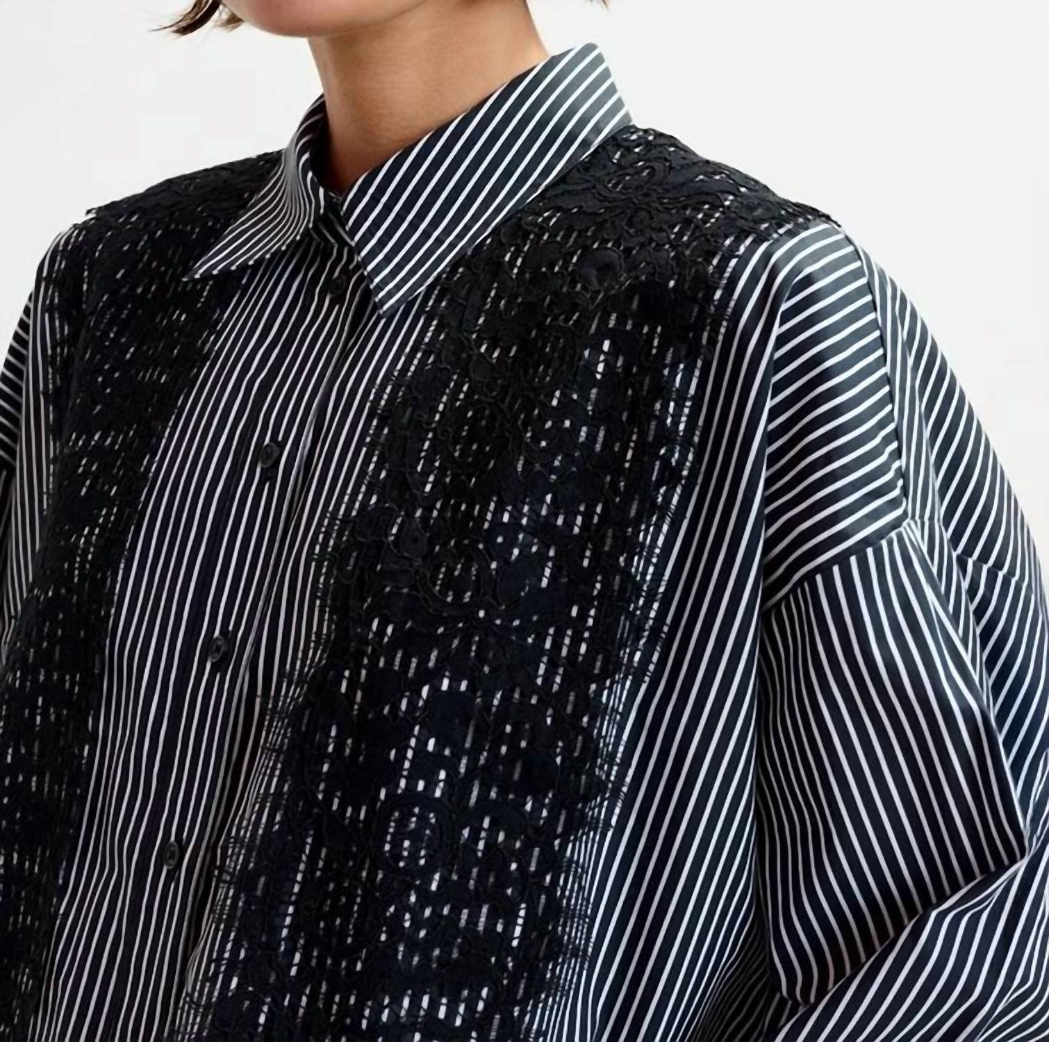 Essentiel Antwerp - Isan Lace Trim Shirt