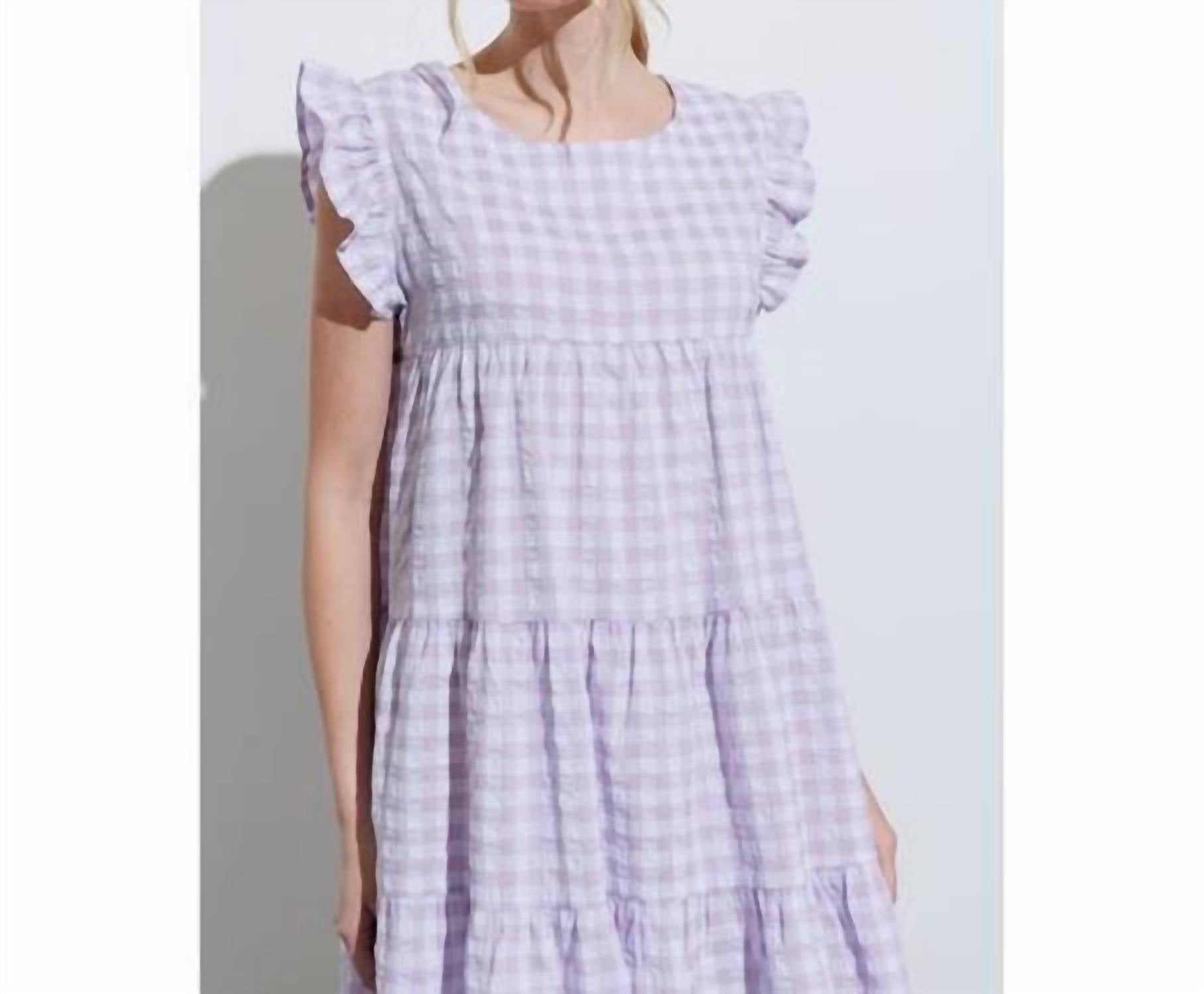 Aaron & Amber - Ruffle Dress