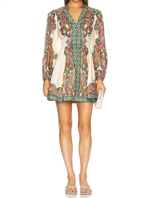 Zimmermann - Plunge Mini Dress