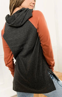 Ampersand Ave - Autumn Side Slit Hoodie
