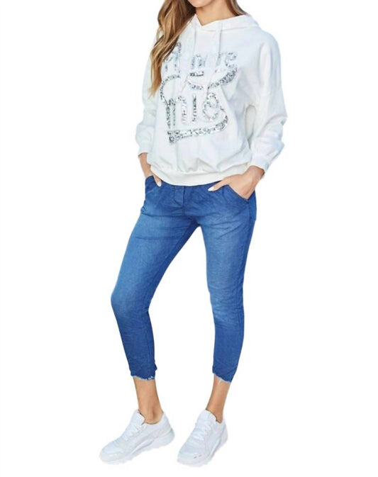 Venti6 - Amore Mio Sequined Sweatshirt Hoodie