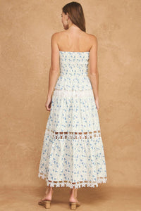 Strut & Bolt - Gloria Floral Strapless Midi Dress