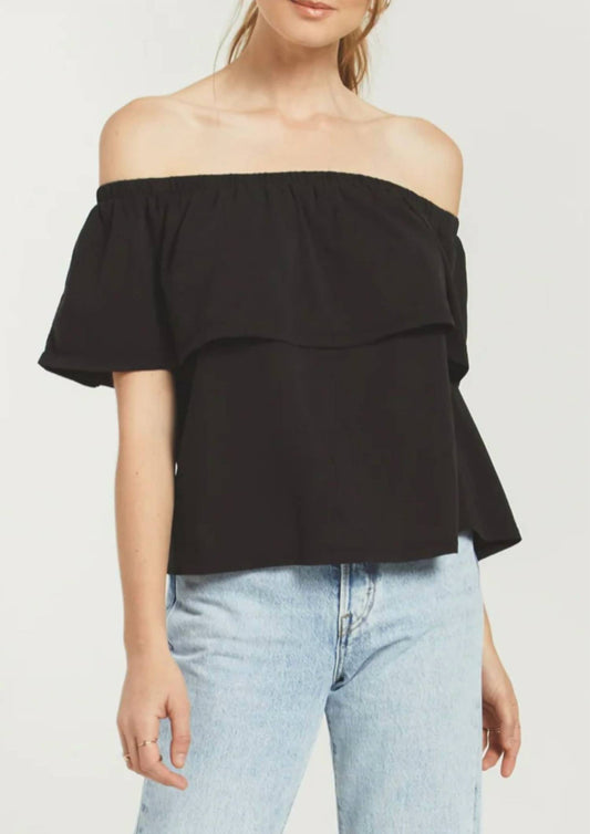 Z Supply - Avalon Jersey Off The Shoulder Top