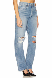Agolde - Kelly High Rise Relaxed Straight Jeans