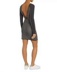 Reiss - Marina Metallic Striped Mini Dress