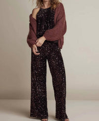 Summum - High Waist Sequin Pants