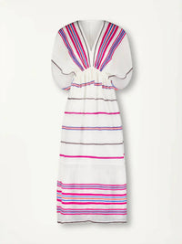 Lemlem - Leila Plunge Midi Dress