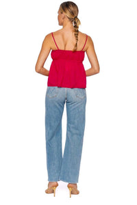 Ulla Johnson - Quinn Dotted Lace Trim Top