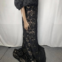 Rene Ruiz Collection - Women's Off The Shoulder Floral Long Formal Gown