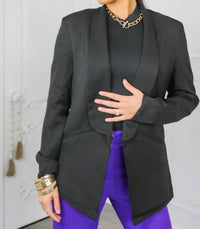 Surelymine - Classic Lightweight Open Blazer