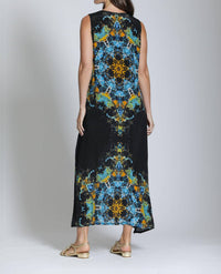 Apny - Women's V Neck Tank Maxi Dress