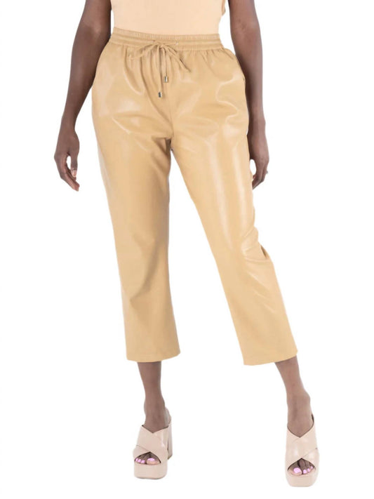 Emily Mccarthy - Joy Faux Leather Jogger