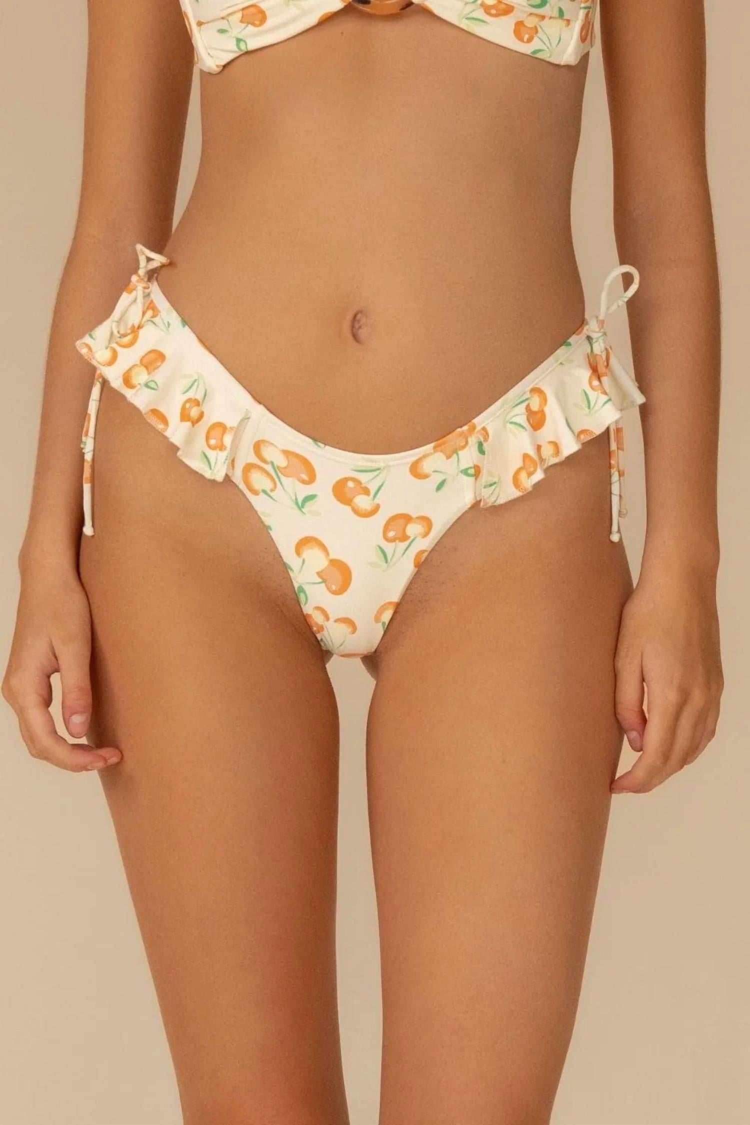 Montce - Uno Ruffle Bows Bikini Bottom