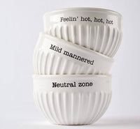 Mudpie - Mild, Medium, And Hot Dip Bowl Set