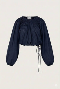 Merlette - Lotus Smocked Cropped Top