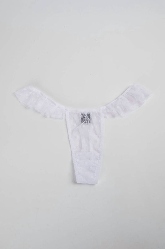 COUCOU LOLA RUFFLE THONG