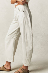 Free People - Good Luck Mid Rise Barrel Jeans