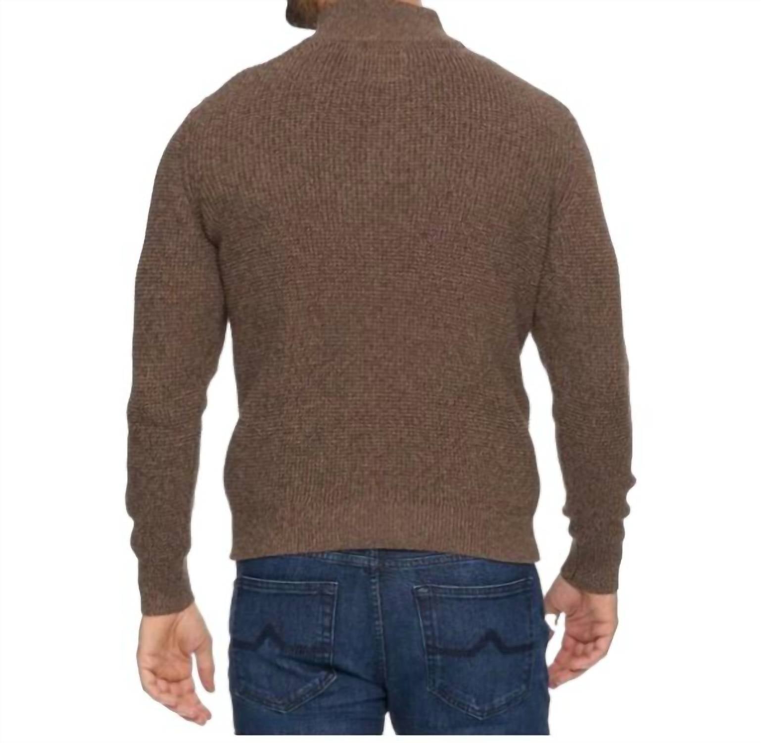Flags & Anthem - Denver Cooling Button Mock Neck Sweater