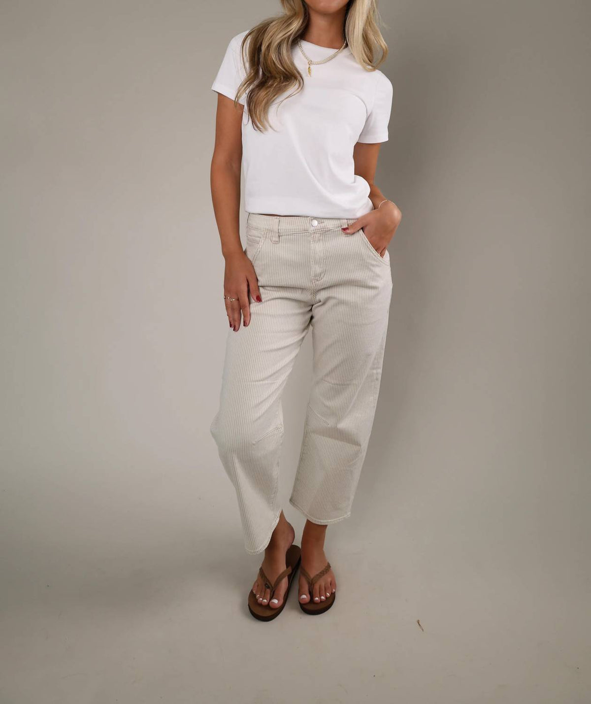 Dear John Denim - Women's Lasso Striped Barrel Jean