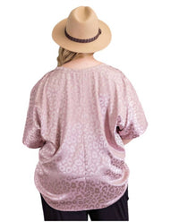 Ee:Some - V-Neck Flowy Blouse