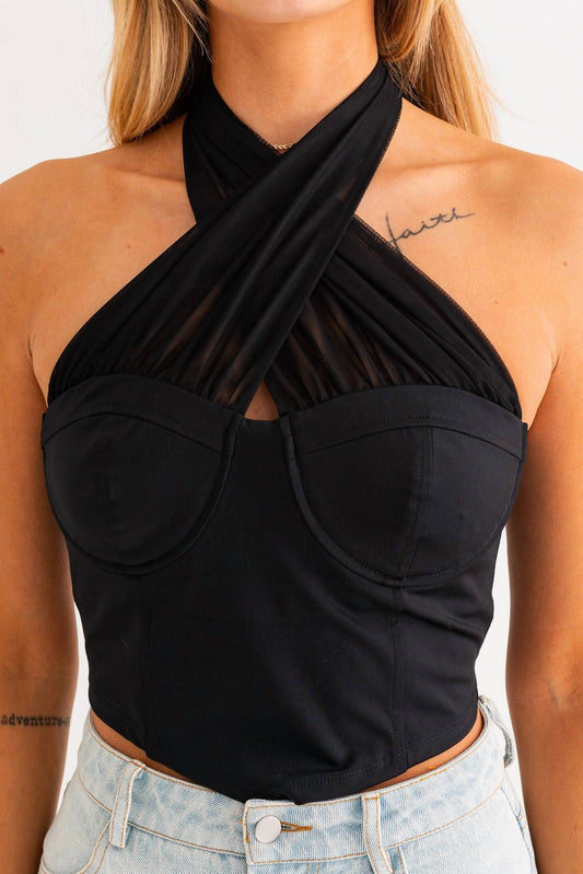 Le Lis - Tell All Halter Corset