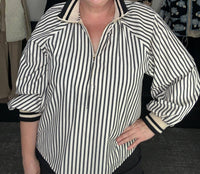 Entro - Striped Monochrome Shirt