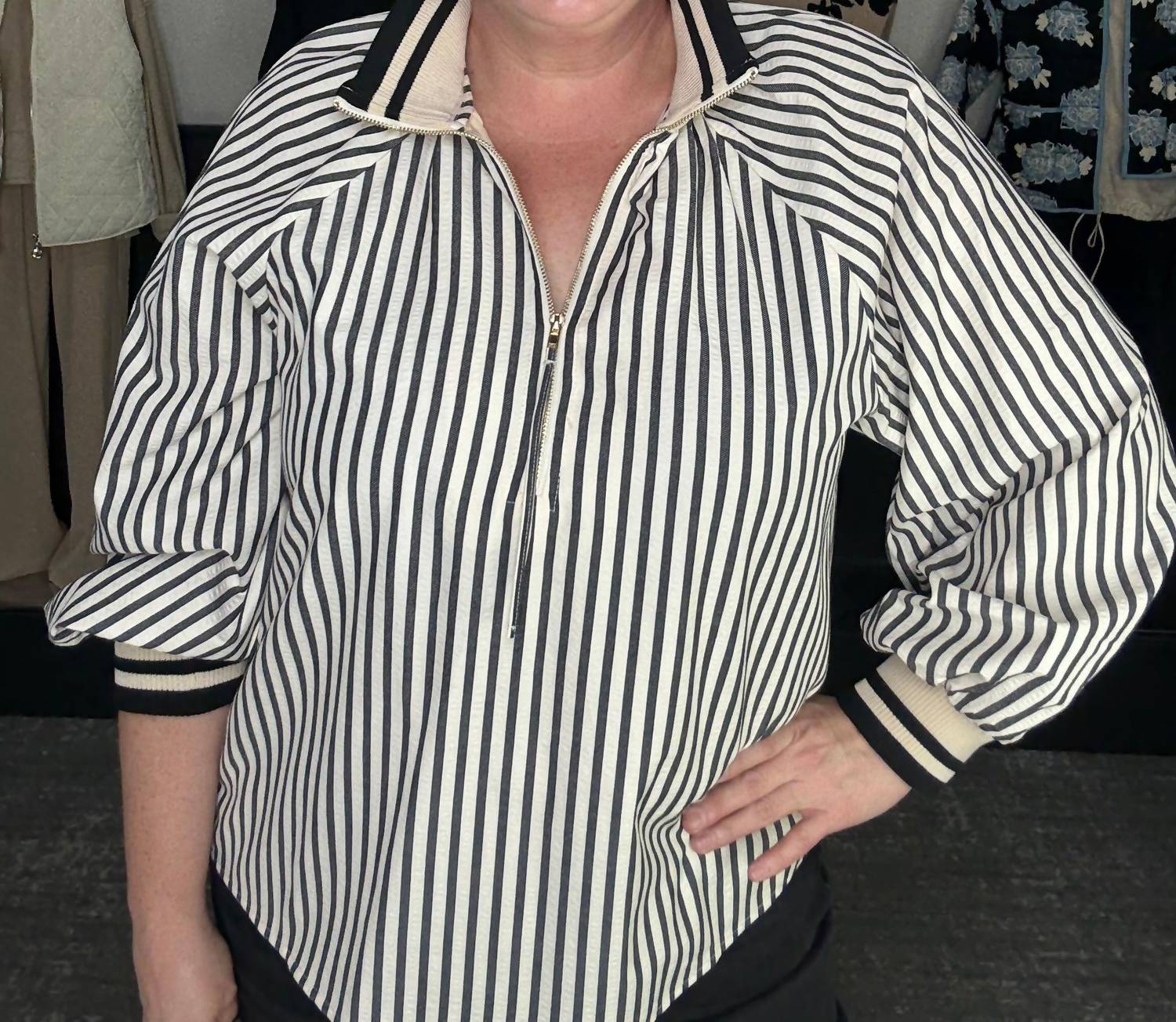 Entro - Striped Monochrome Shirt