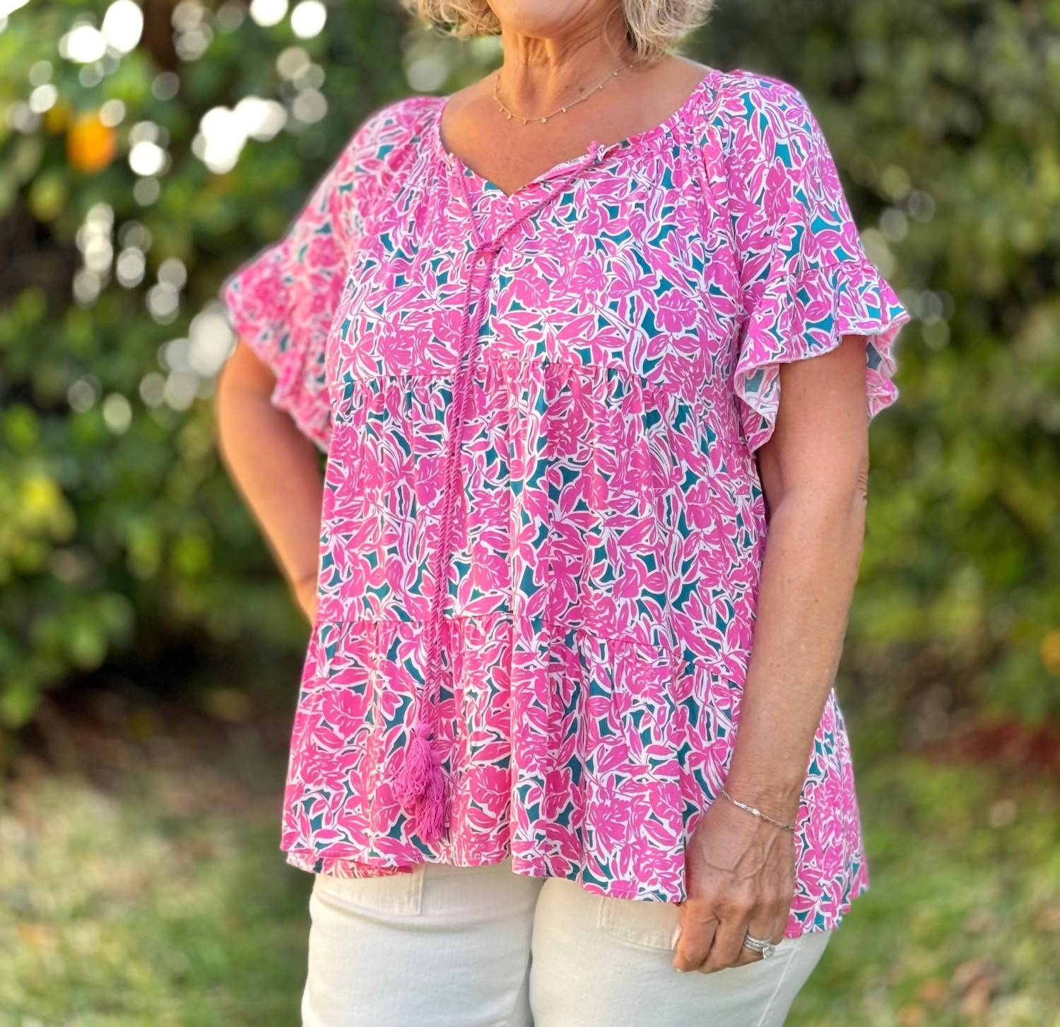 Southern Grace - You're Such A Flirt Short Sleeve Top