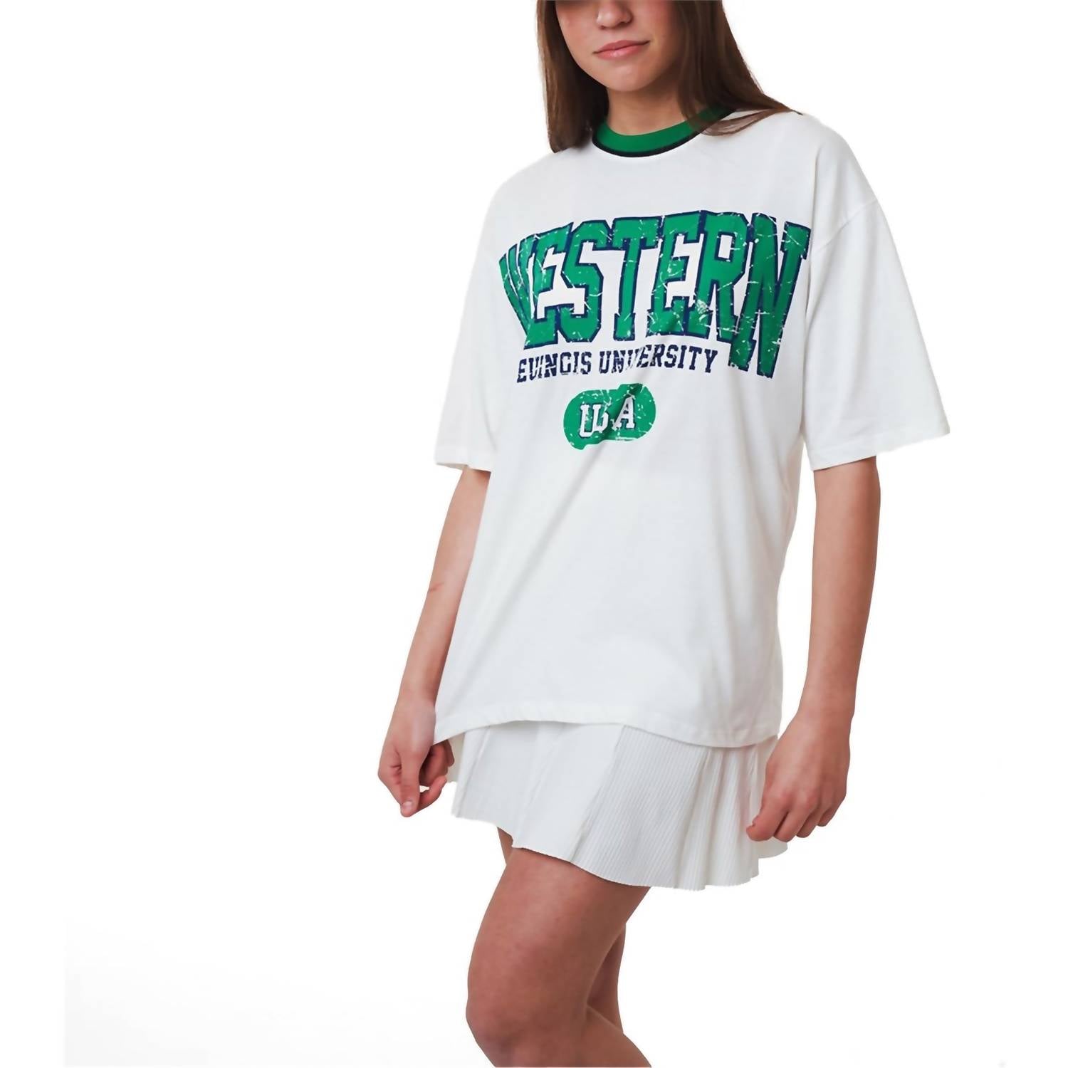 Ambar - Western Logo Relaxed Fit T-shirt