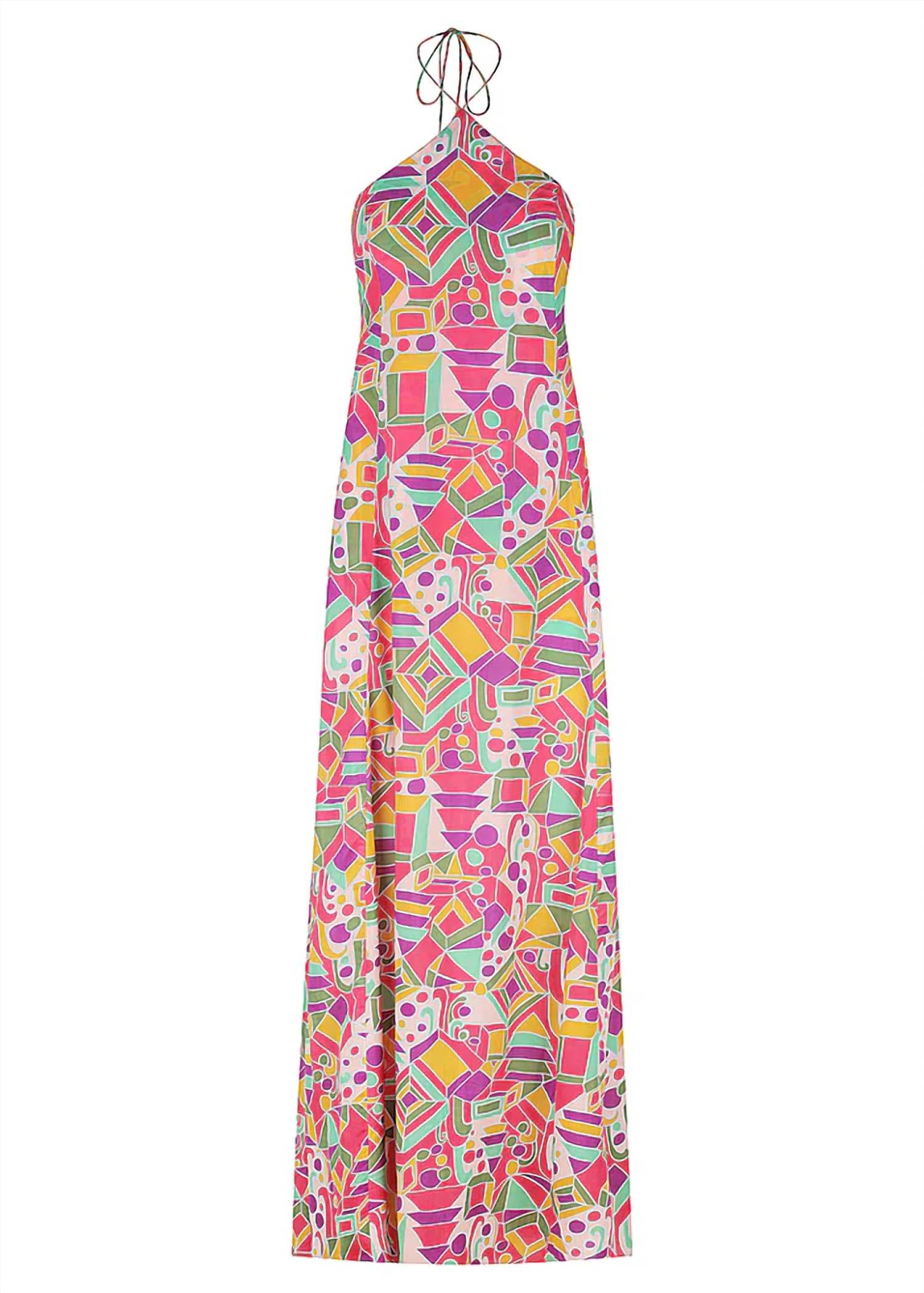 S/W/F - Halterneck Maxi Dress