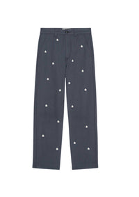 The Great. - Garage Daisy Embroidery Trouser Pants