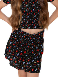 Cheryl Creations - Smocked Floral Skirt