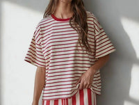 By Together - Charlotte Stripped Crew Tee