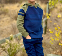 Me & Henry - Boys Pedro Striped Hooded Sweater