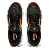 BROOKS Men's Ghost 16 Gtx Running Shoes in black manadarin red green - men's shoe - view 5